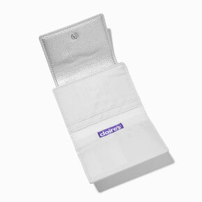 Silver Heart Bifold Wallet,