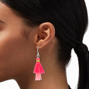 Pink Yin Yang Tassel Mixed Earrings &#40;3 Pack&#41;,