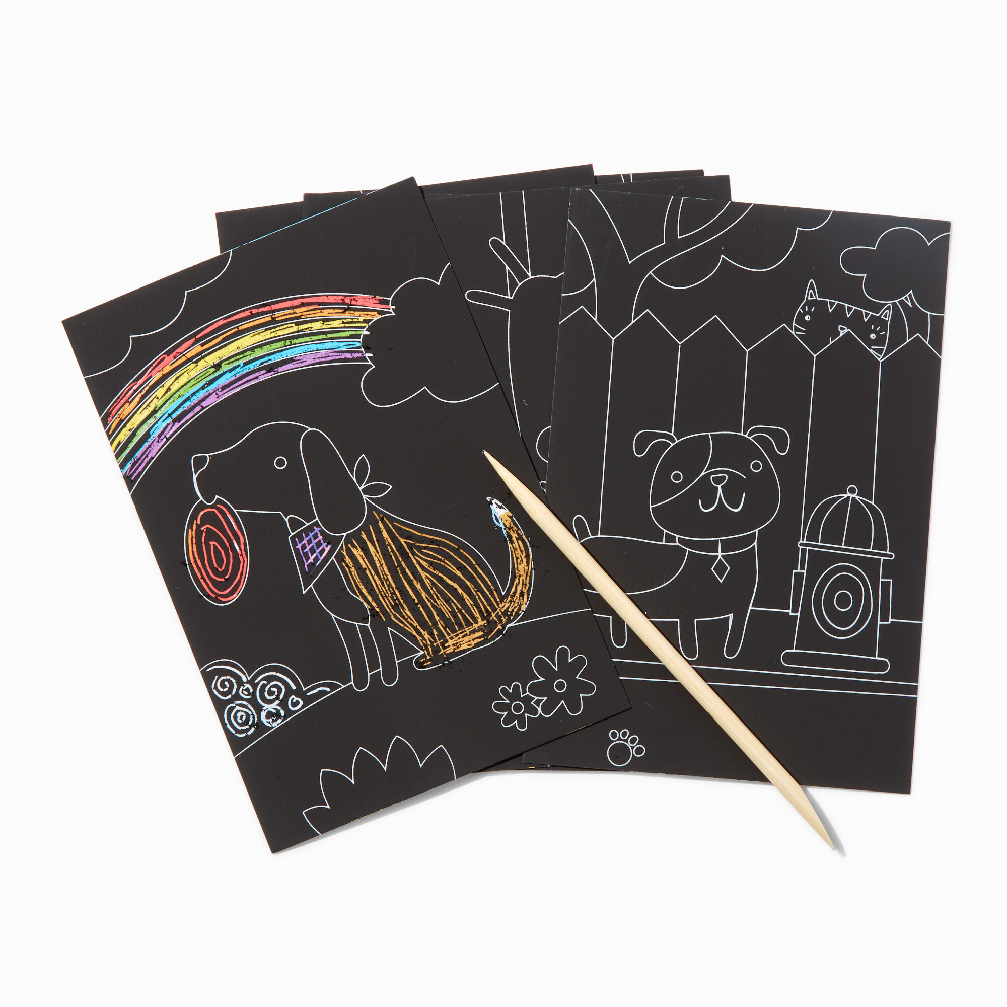 ooly® Playful Pups Scratch & Scribble Mini Kit