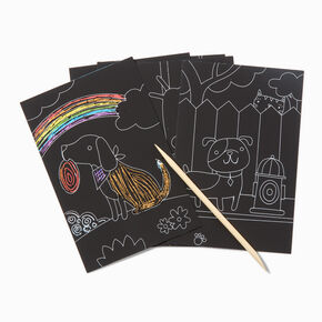 ooly&reg; Playful Pups Scratch &amp; Scribble Mini Kit,