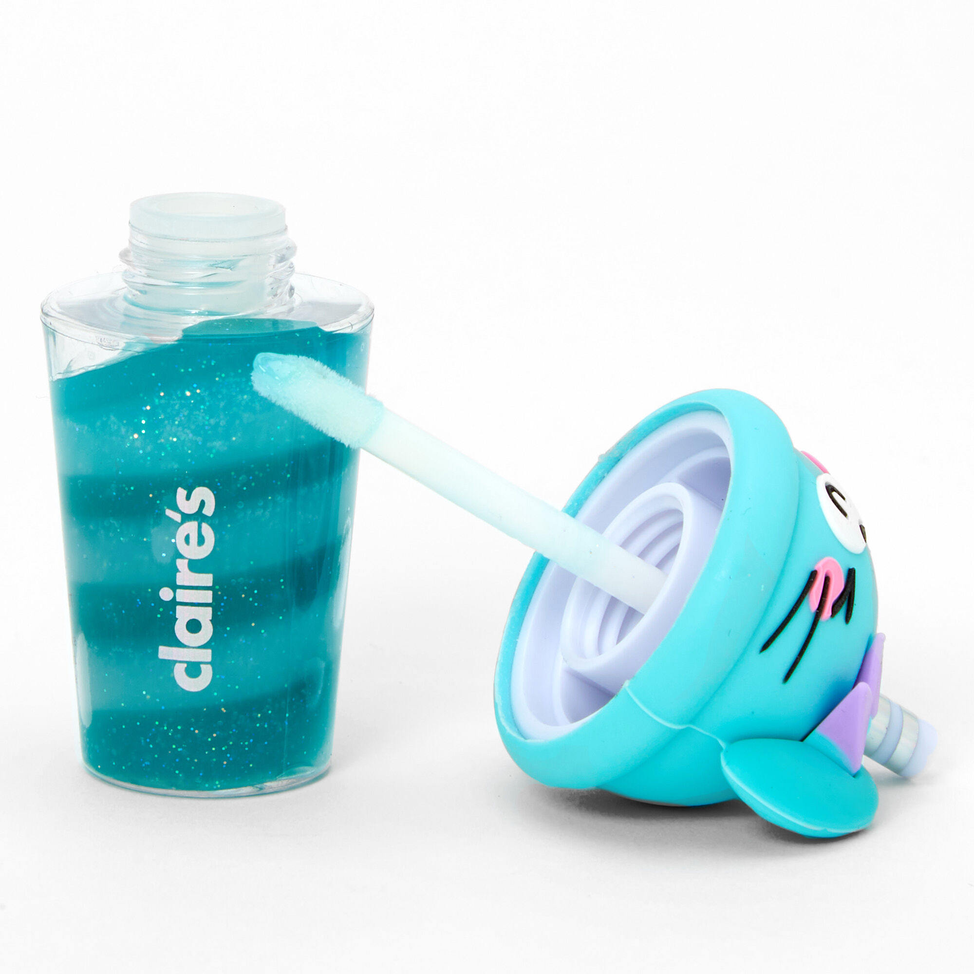 Glitter Puppy Lip Gloss Pot - Aqua,