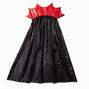 Cape de vampire rouge et noire,