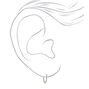 Silver 10MM Sandblasted Hoop Earrings,