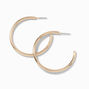 Gold-tone 20mm Tubular Hoop Earrings,