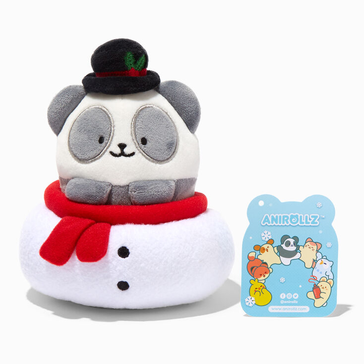 Anirollz&trade; Pandaroll Snowman Plush Toy,