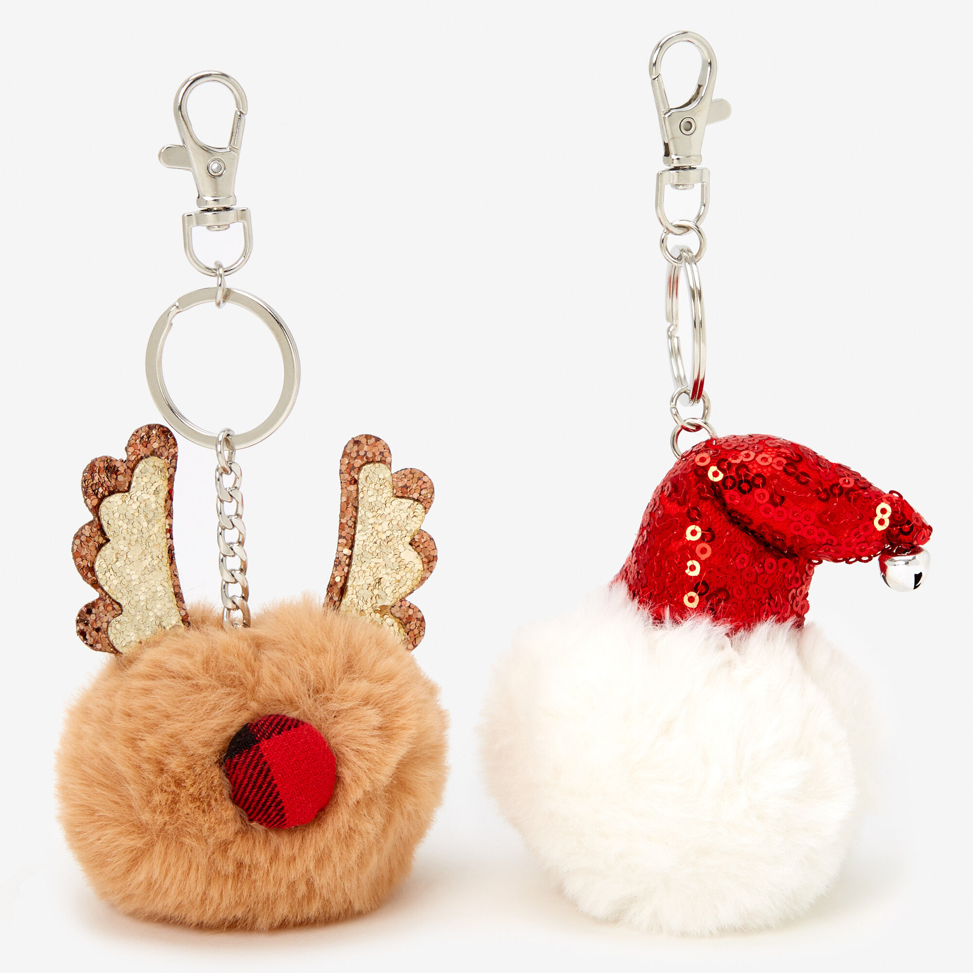 Porte-clés renne de Noël - Lot de 2,