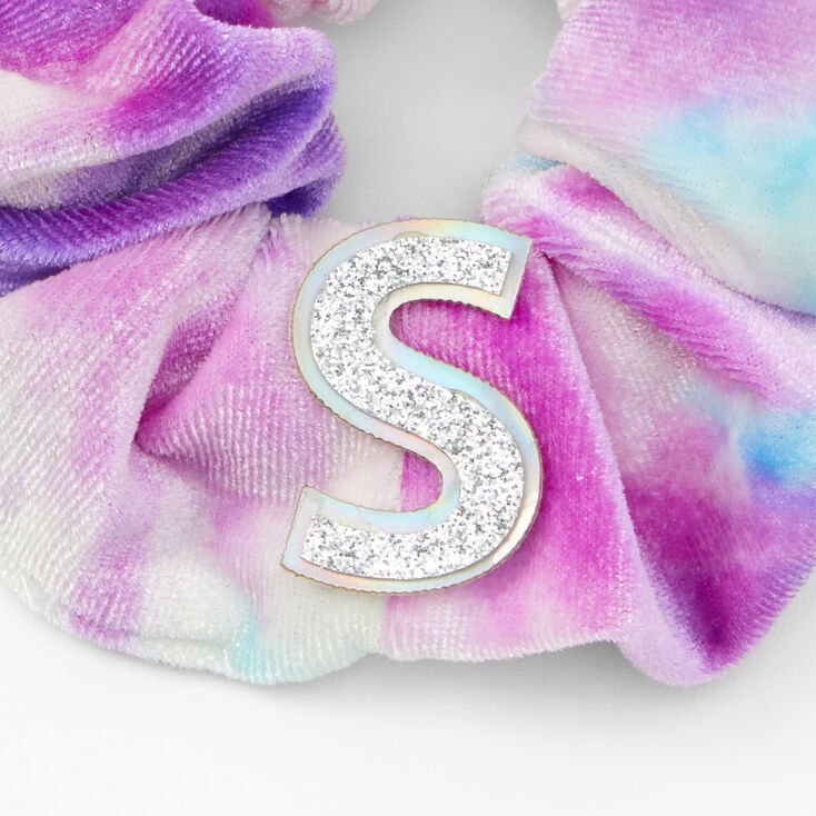 Medium Initial Ombre Hair Scrunchie - S,