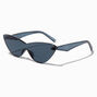 Black Cat Eye Rimless Sunglasses,