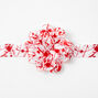 Blood Splatter Flower Choker Necklace,