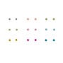 2MM Rainbow Stud Earrings - 9 Pack,