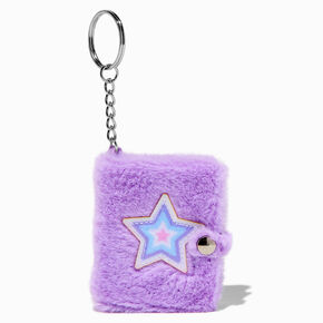 Lilac Star Mini Diary Keychain,