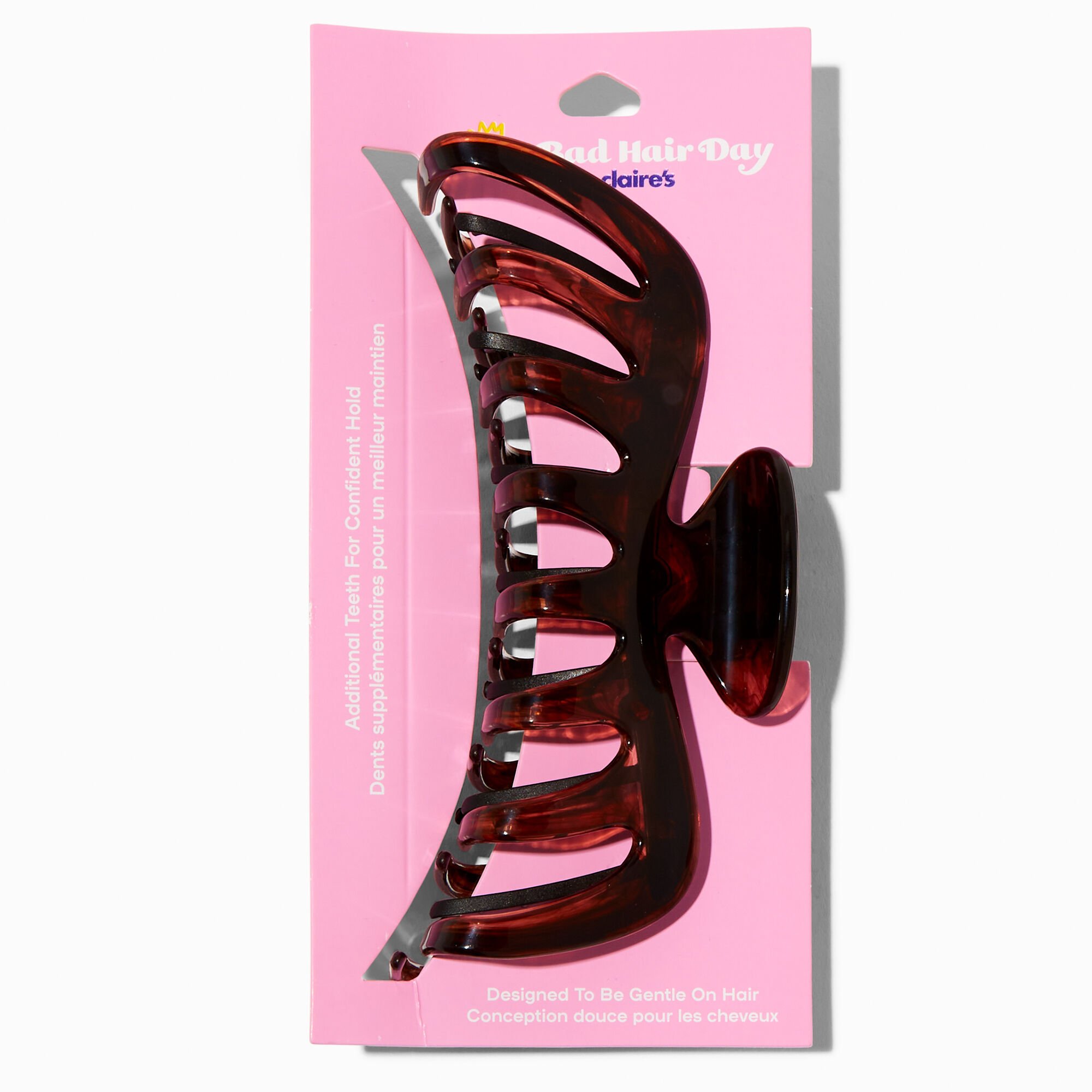 No Bad Hair Day by Claire's Tortoiseshell Extra Large Hair Claw,