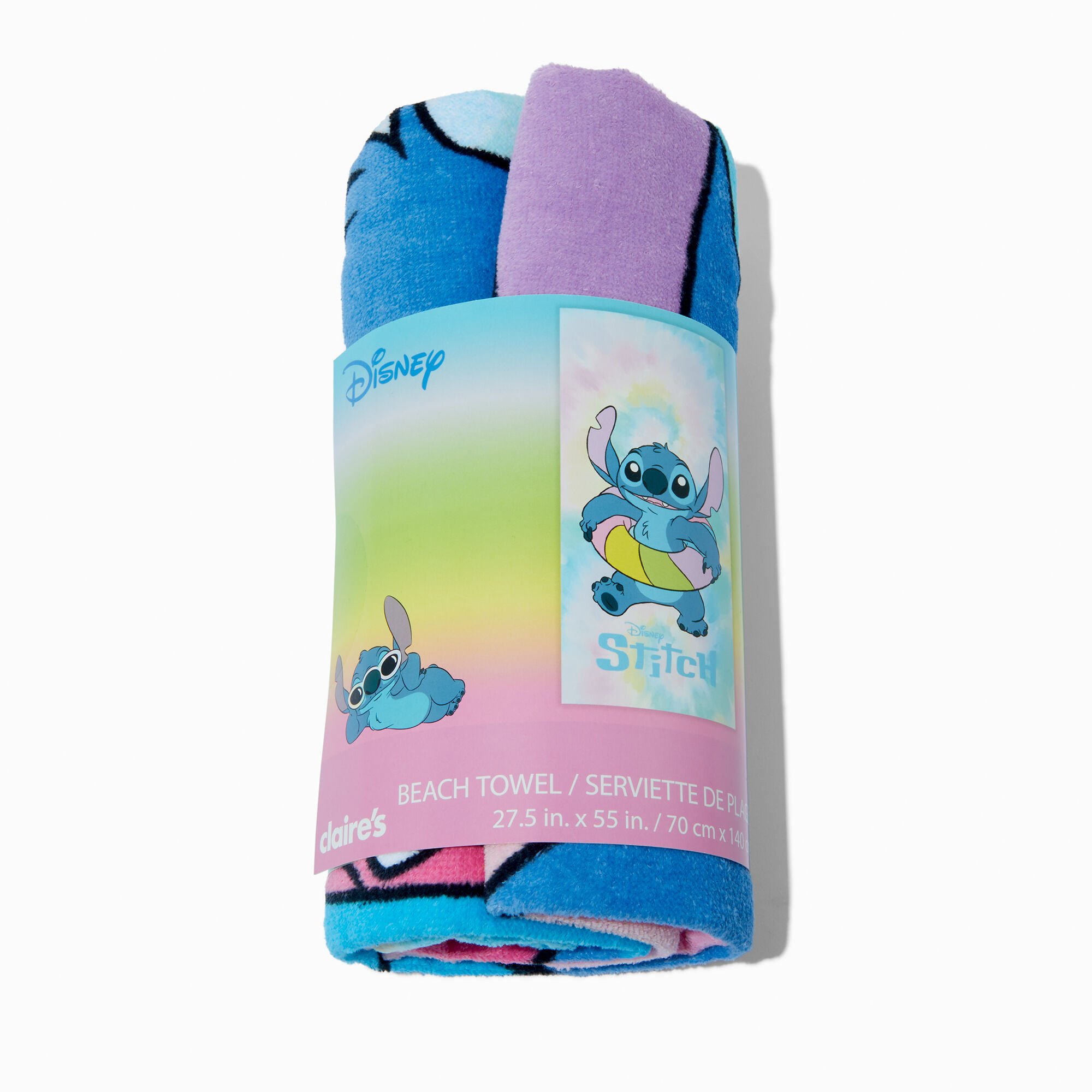 Disney Stitch Claire's Exclusive Summer Beach Towel,