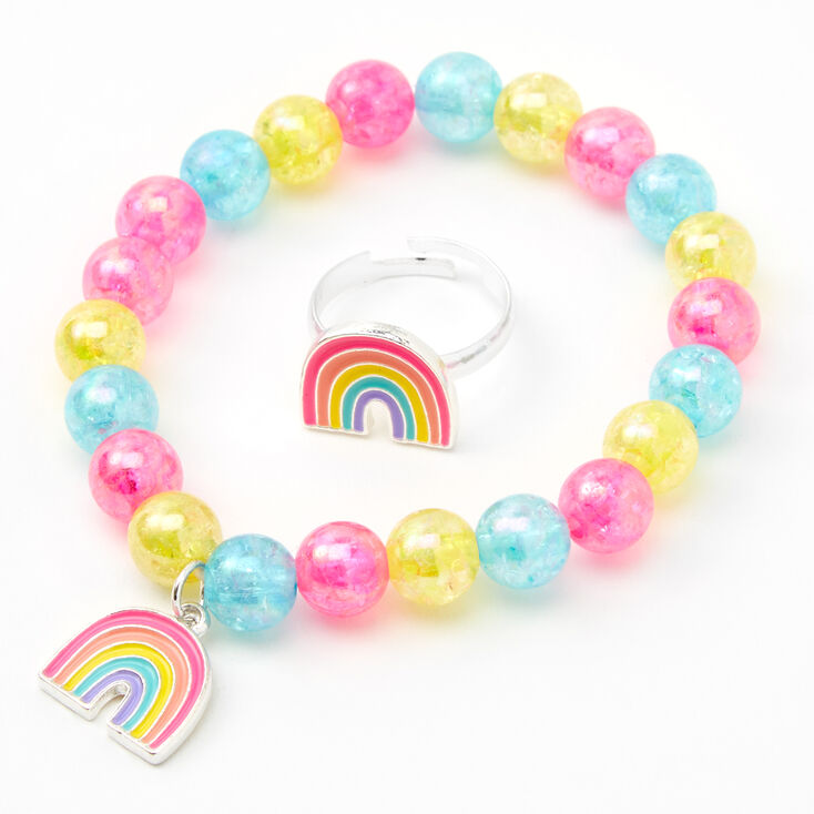 Claire&#39;s Club Rainbow Jewelry Set - 3 Pack,
