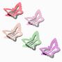 Claire&#39;s Club Pastel Butterfly Snap Clips - 5 Pack,
