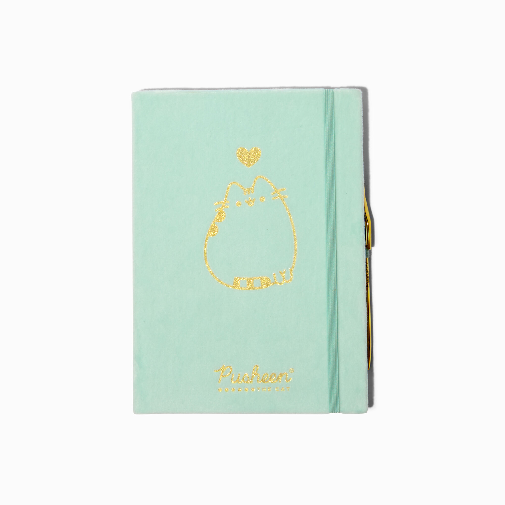 View Claires Pusheen Mint Notebook Gold information