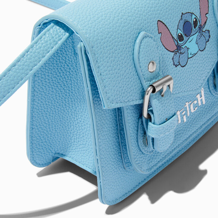 Sac &agrave; bandouli&egrave;re style sacoche Stitch endormi Disney,