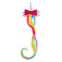 Claire&#39;s Club Unicorn Rainbow Faux Hair Barrette,