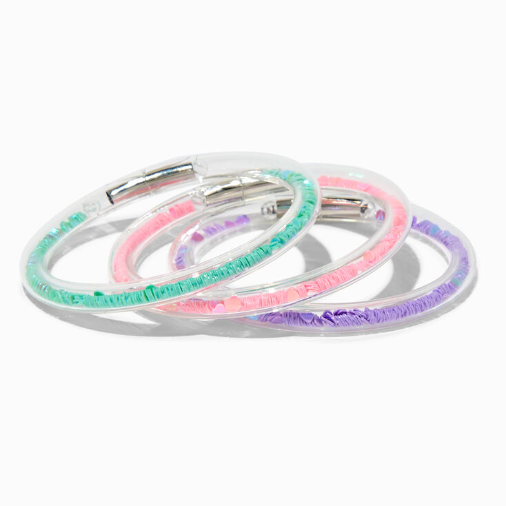 Claire&#39;s Club Pastel Shaker Tube Bracelets - 3 Pack,