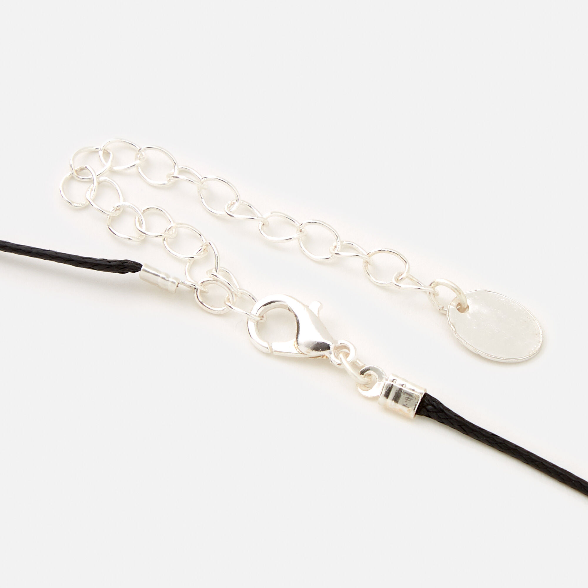 Glow in the Dark Yin Yang Pendant Cord Necklace,