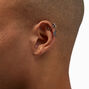 Hematite Crystal Moon Charm Ear Cuff,