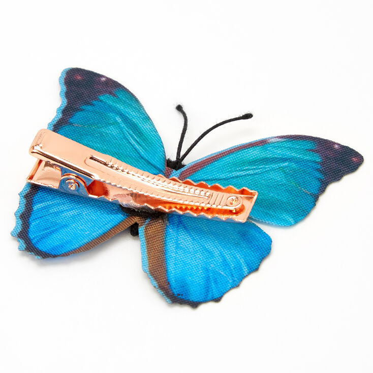 Blue Butterfly Hair Clip Claires Us