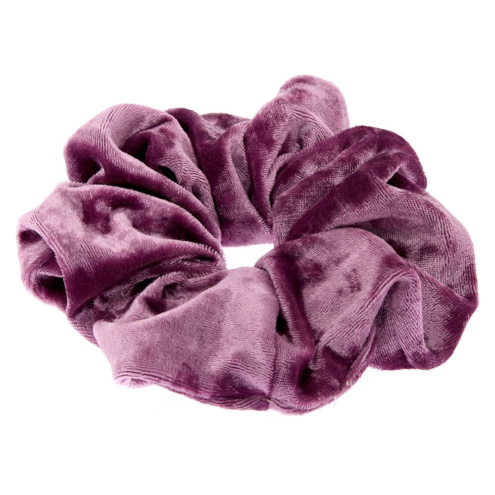 Medium Velvet Hair Scrunchie - Lilac,