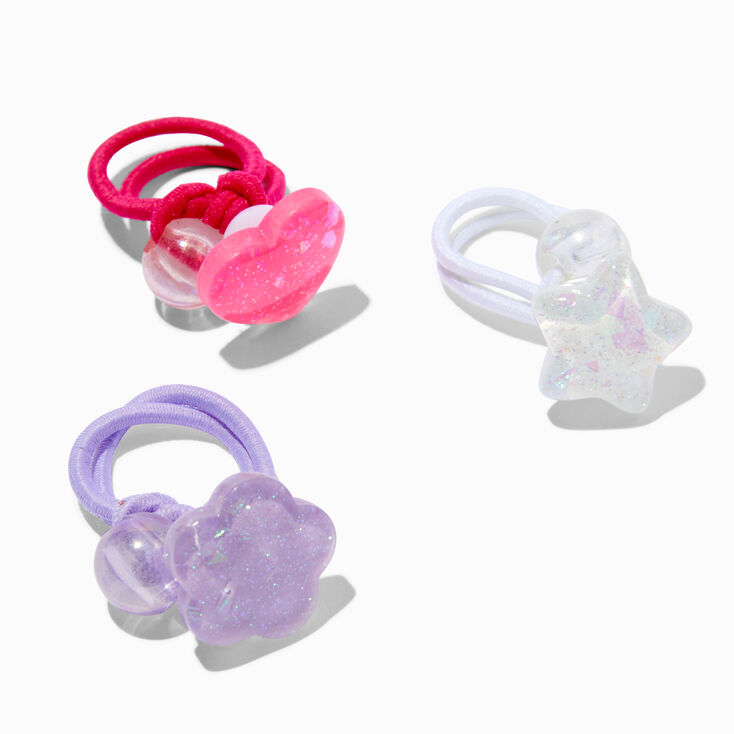 Claire&#39;s Pink Mixed Hair Ties - 6 Pack,