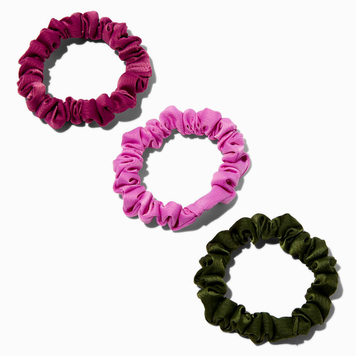 Rust Silky Hair Scrunchies - 6 Pack,