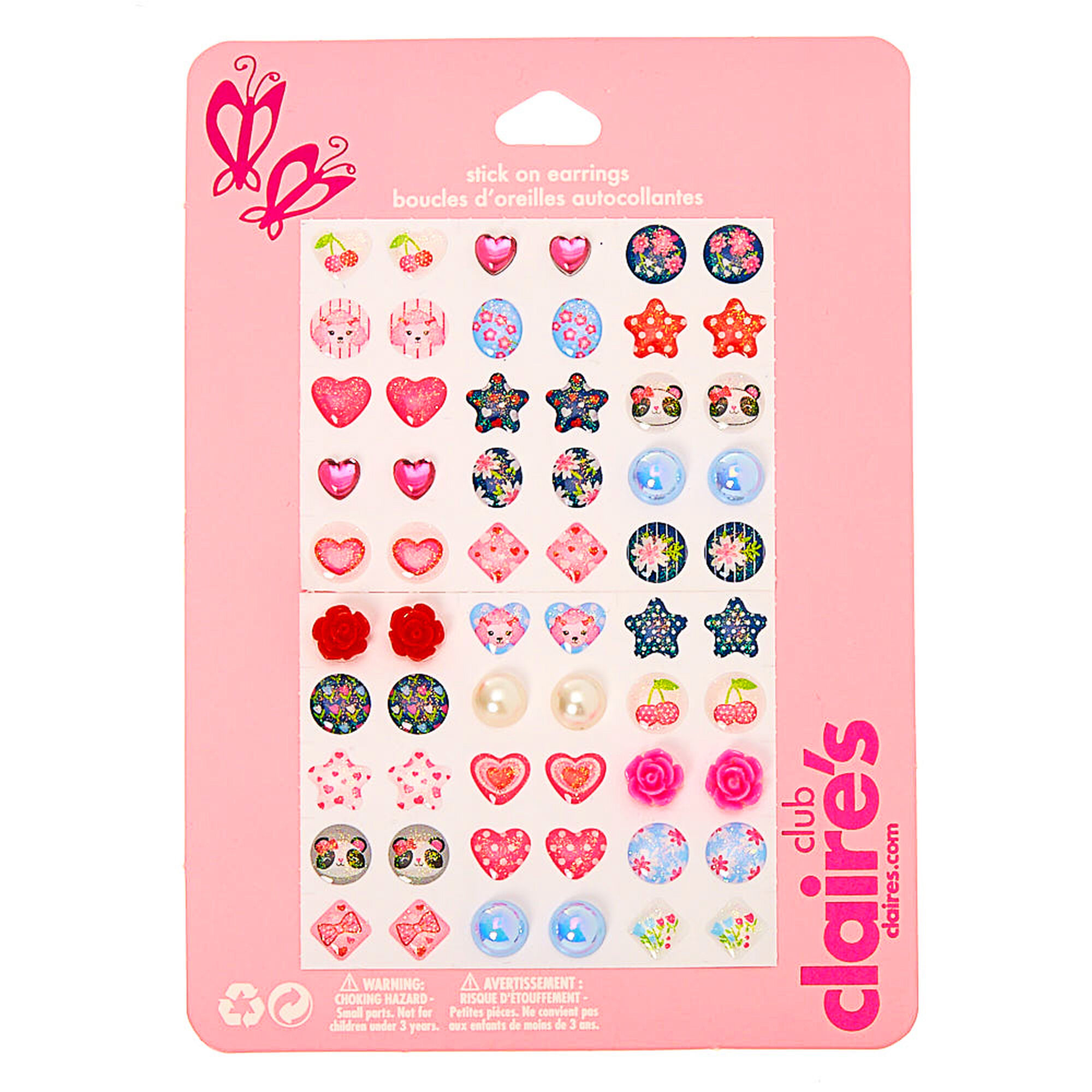 claire's multipack earrings