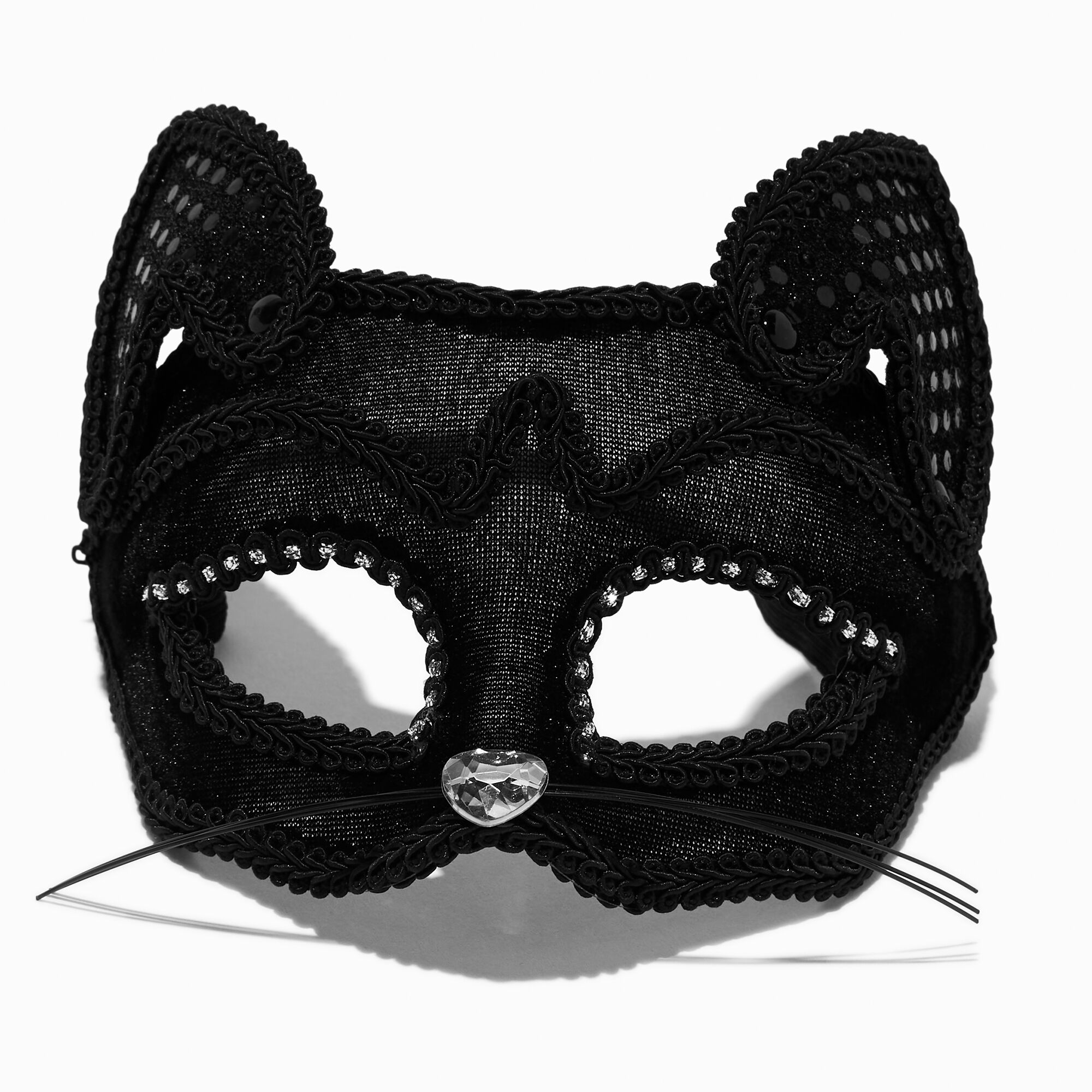Black Cat Lace Mask,