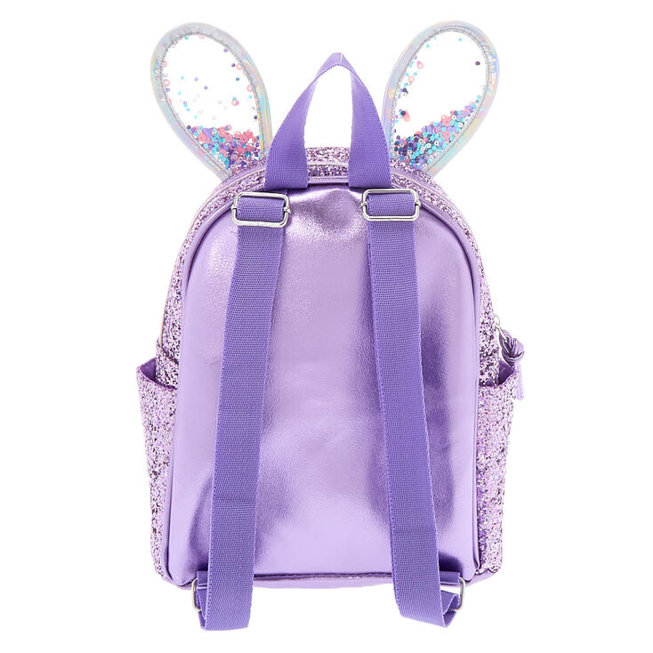 Bella the Bunny Glitter Mini Backpack - Lilac Purple,