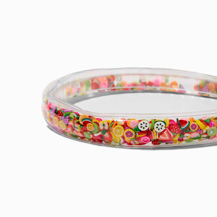 Claire&#39;s Club Shaker Fruit Rainbow Headband,