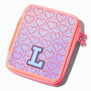 Orange Initial Makeup Tin - L,