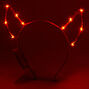Light Up Devil Ears Headband - Red,