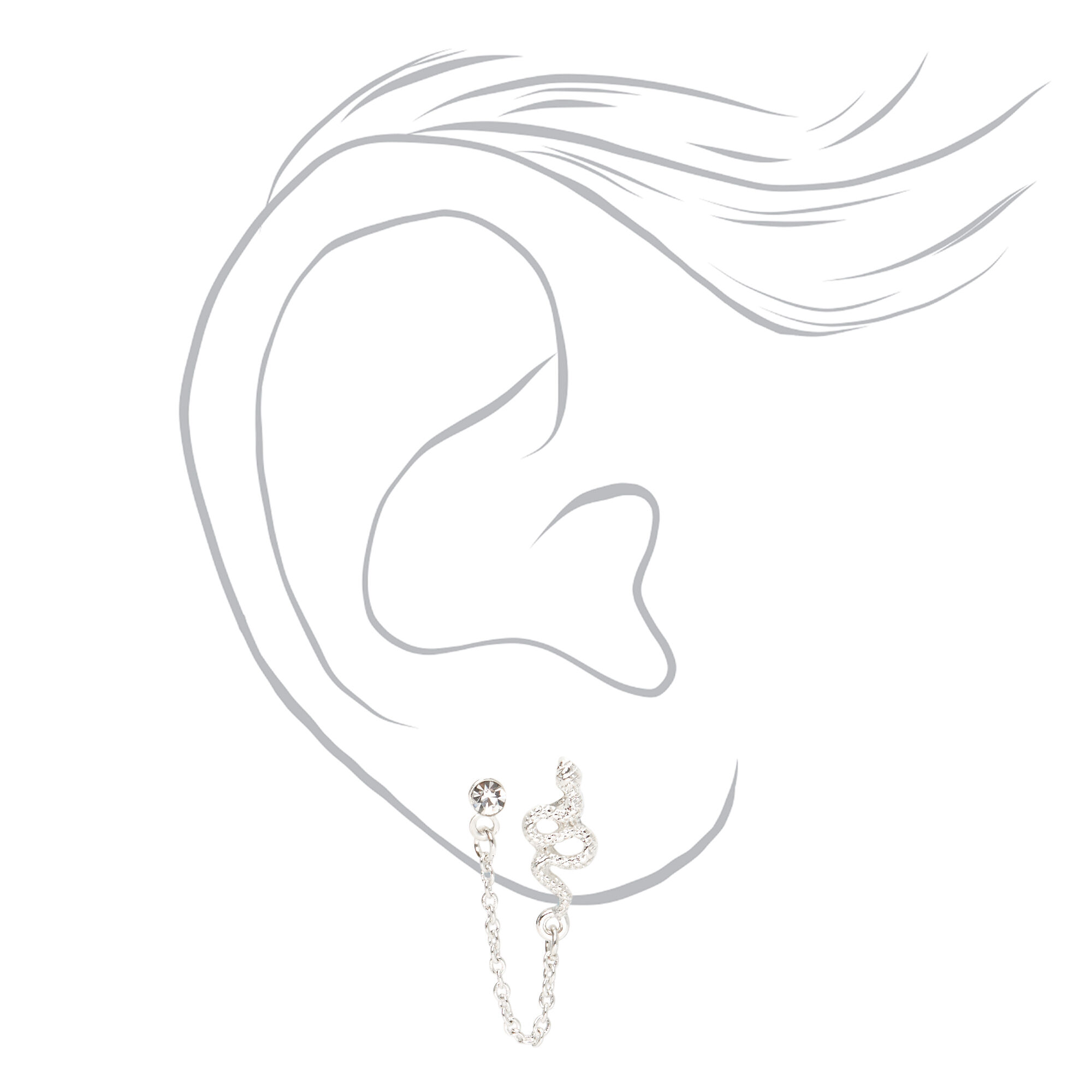Snake ear deals cuff claire's