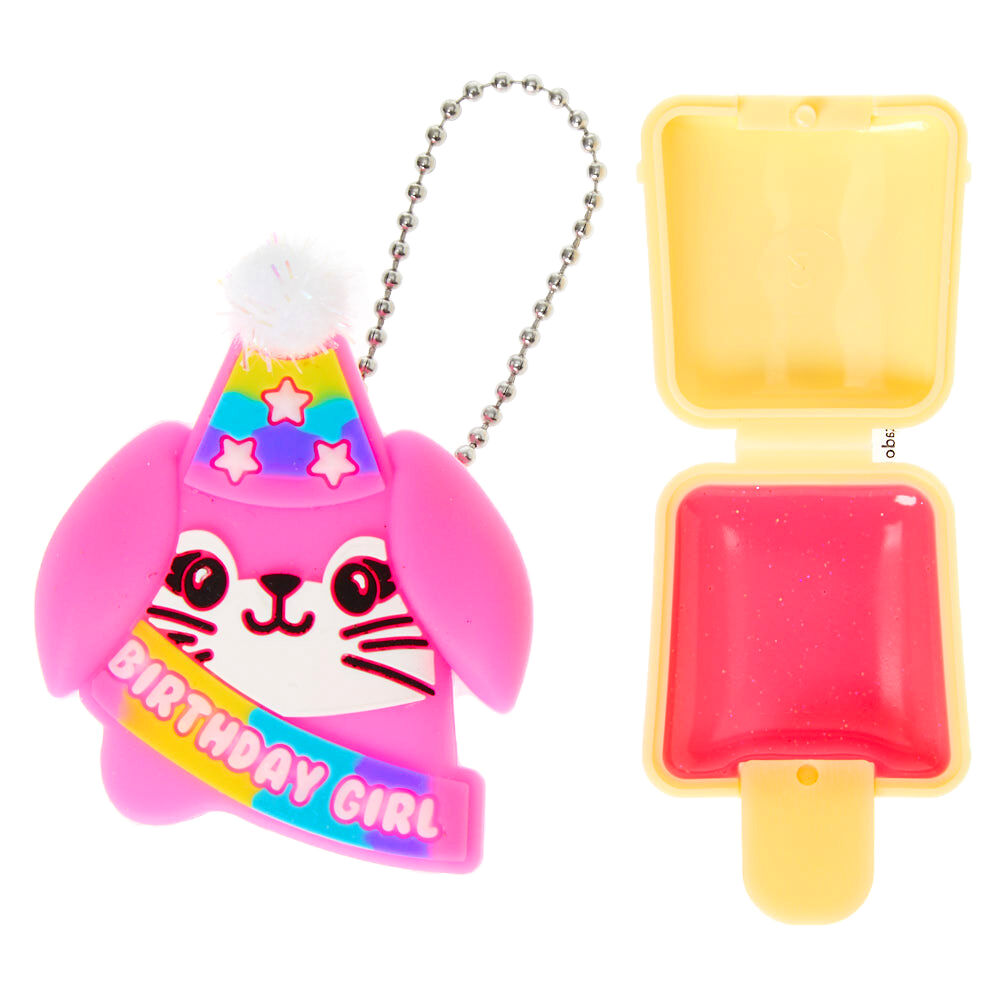 Pucker Pops Birthday Girl Bunny Lip Gloss - Birthday Cake,