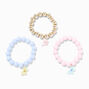 Claire&#39;s Club Butterfly Beaded Stretch Bracelets - 3 Pack,