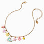 Collier &agrave; breloque c&oelig;ur &agrave; carreaux Claire&#39;s Club,