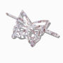 Silver Tortoiseshell Butterfly Acrylic Hair Pin,