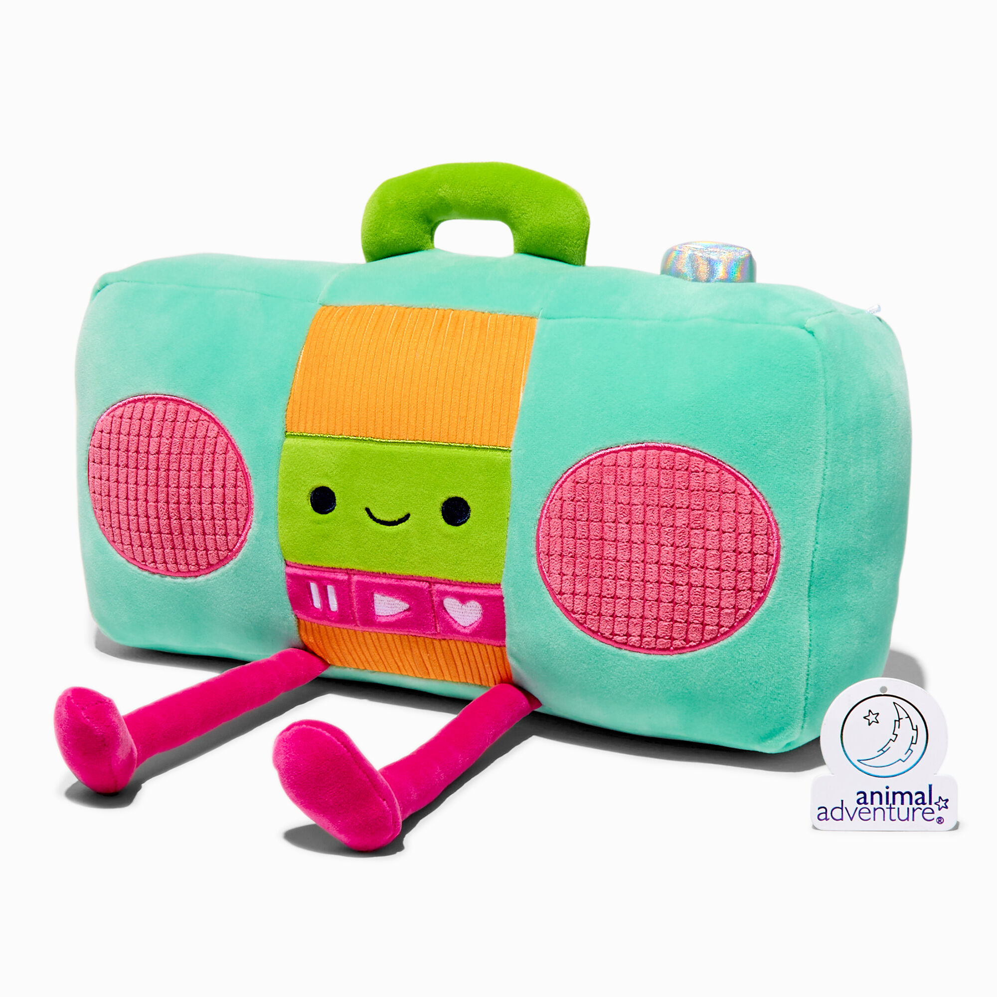 View Claires Animal Adventure Tween Icon Boombox Plush Toy information