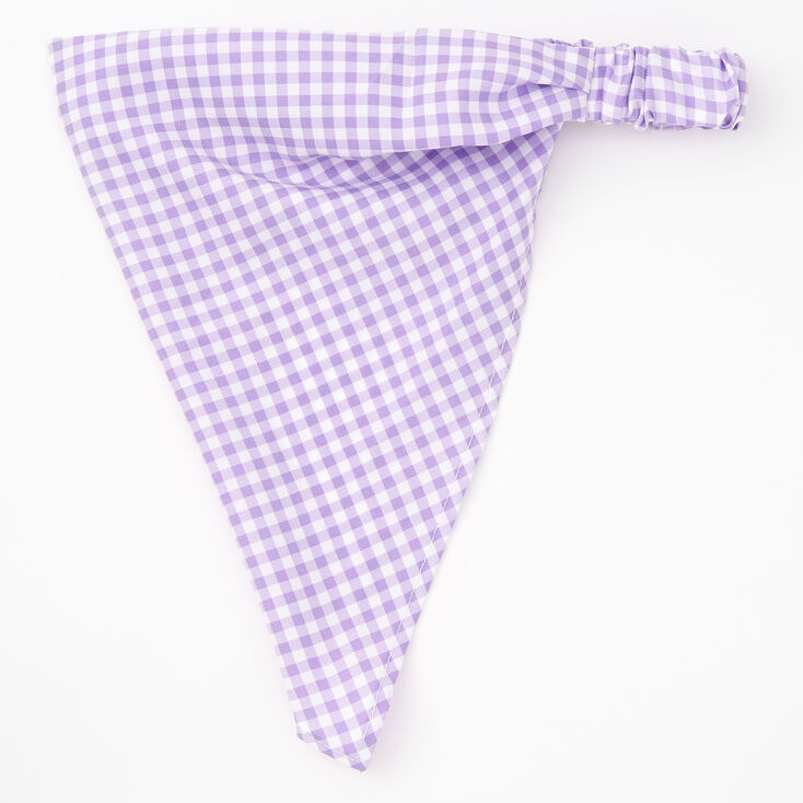 Claire's Foulard motif vichy - Lilas