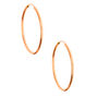 18kt Rose Gold Plated 20MM Hoop Earrings,