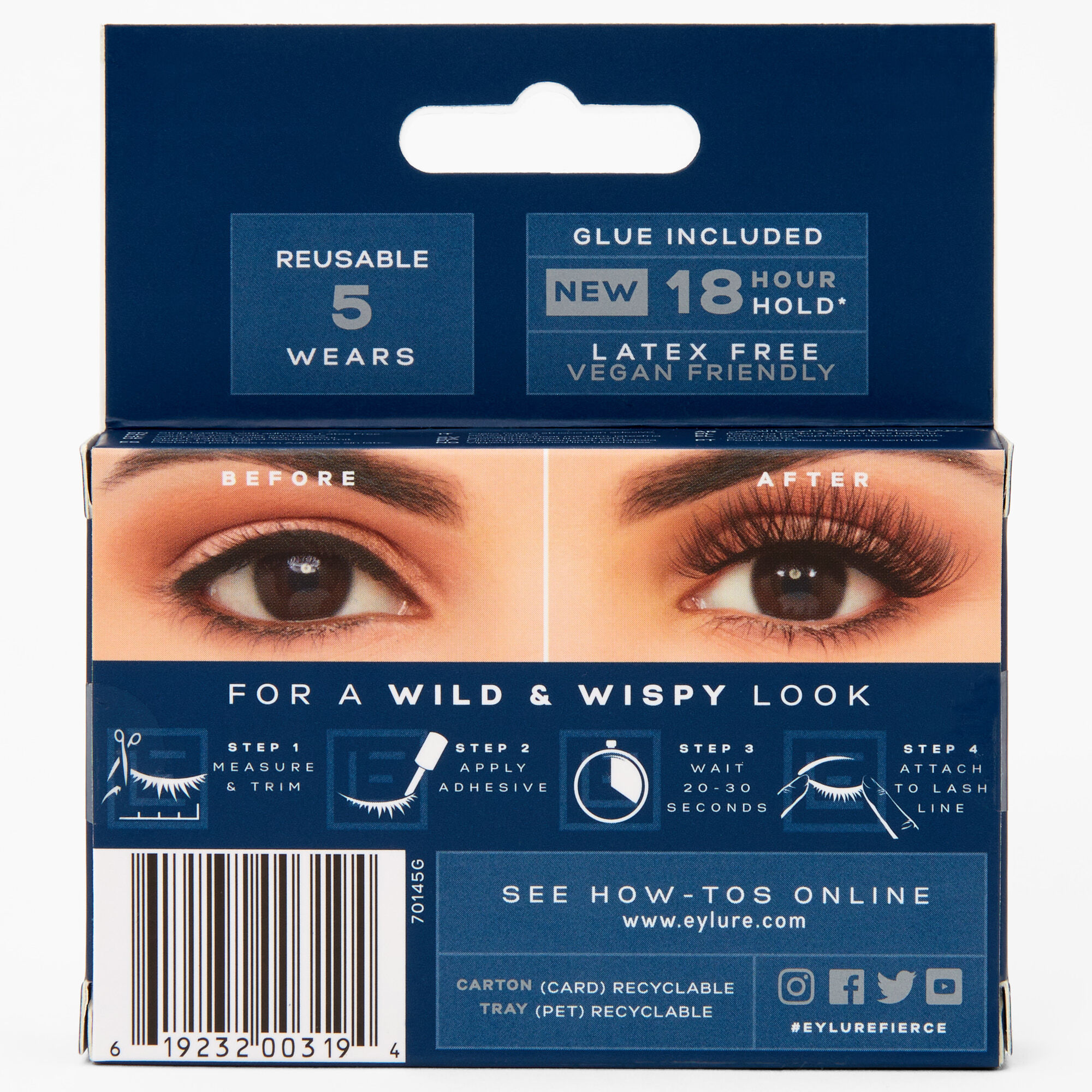 Eylure Wild & Wispy False Lashes - Fierce,