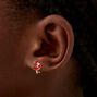 Boucles d&rsquo;oreilles &agrave; clip anneaux plan&egrave;te, lune, c&eacute;leste - Lot de 3,