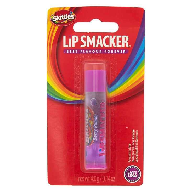 Claire's Baume à lèvres Lip Smacker Skittles aux fruits rouges