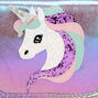 Claire&#39;s Club Lilac Unicorn Crossbody Bag,