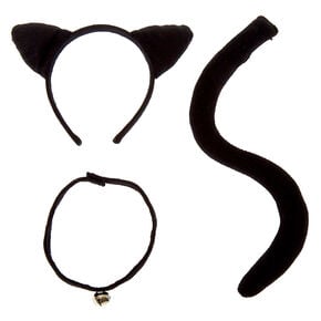 Claire&#39;s Club Cat Ears &amp; Tail Dress Up Set - 3 Pack,