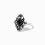 Silver &amp; Black Mixed Vintage Rings - 10 Pack,