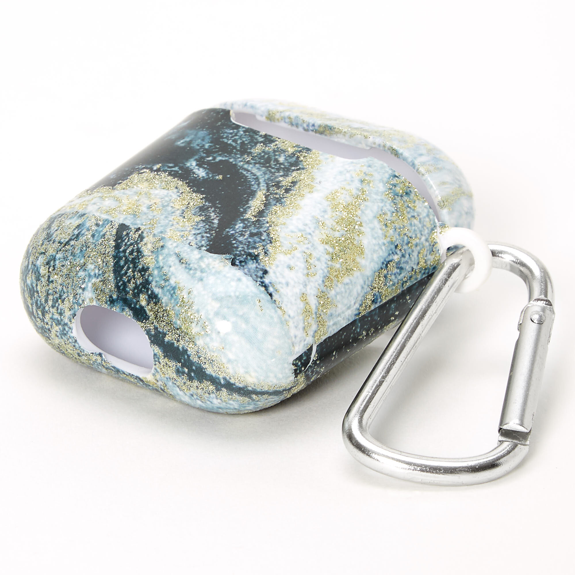 Gold Marble Silicone Earbud Case Cover - Compatible With Apple AirPods®,